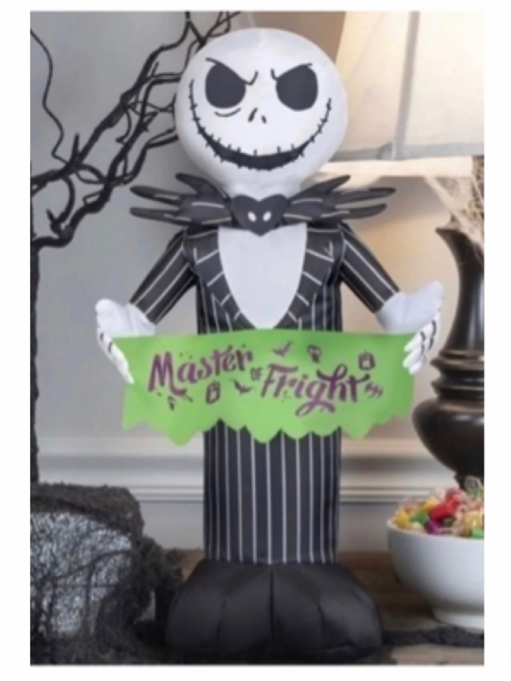 NEW Airdorable Disney 18.9 inch Tall Airblown Jack Skellington